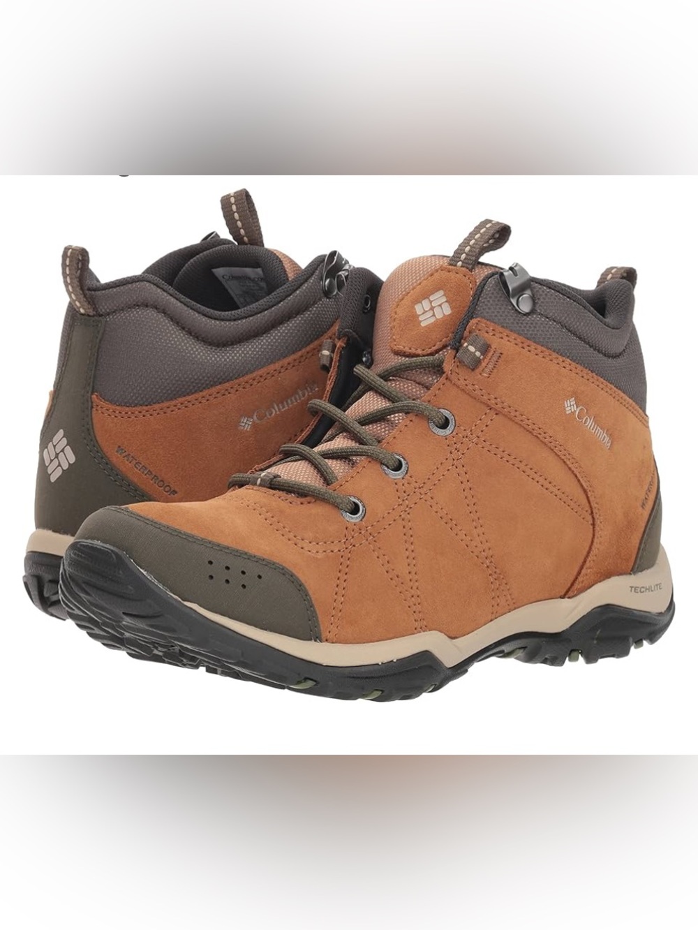 Columbia Fire Venture Mid Waterproof Suede Hiking Boot - Women's Size 6.5 - Picture 13 of 14